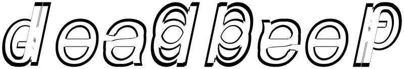 Ambigram for deadbeef in Ariali